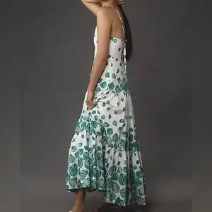 Anthropologie | Dresses | Maeve Halter Tiered Maxi Dress | Poshmark